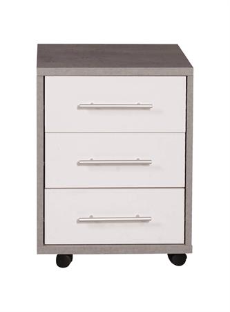 Commode effet bois ciment 43x40 cm