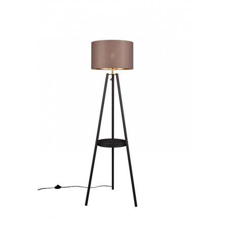 Lampadaire design en métal noir