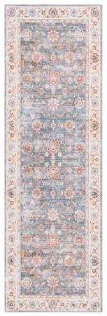 Tapis Polyester Vert/Beige 75 X 245