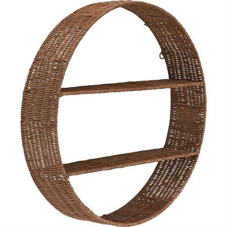 Etagère murale en rotin D55xP12cm - naturelLINDA