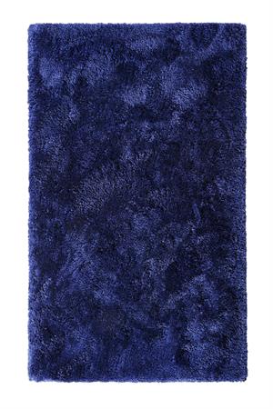 Tapis de bain microfibre antidérapant bleu marine 60x100