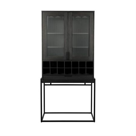 Cabinet en bois noir