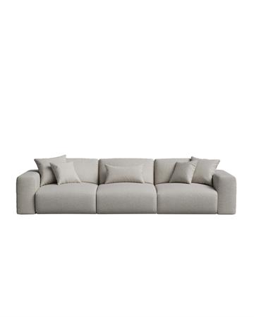 Canapé gris 333 x 102 cm