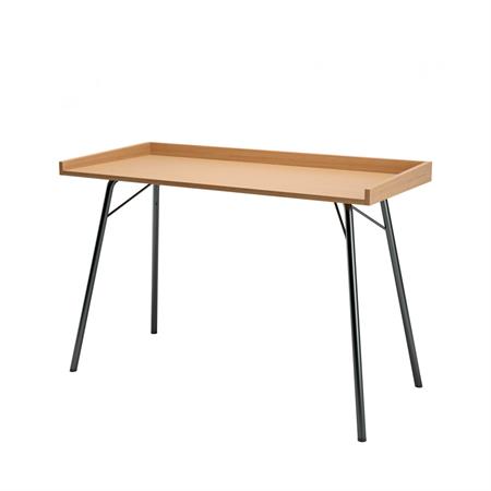 Bureau design métal et bois - Bois clair