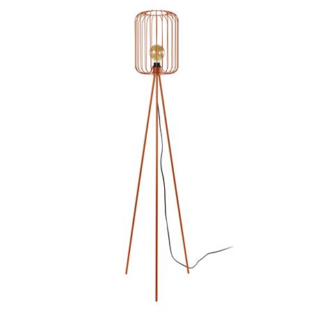 Lampadaire métal cuivre