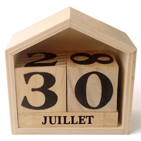 Calendrier perpétuel en laiton - Décoration Marine L'Embarcadère