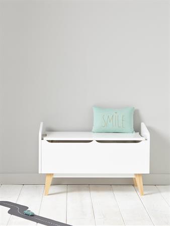 Coffre à jouets bois blanc