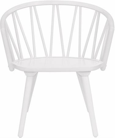 Fauteuil lounge en bouleau blanc ZigZag - Hans K