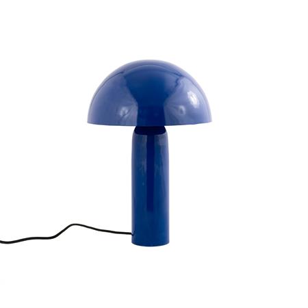 Lampe en métal bleu foncé