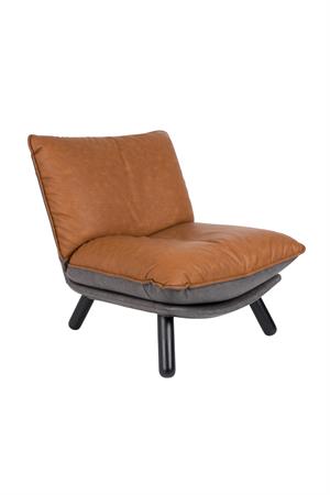 Fauteuil design en plastique marron