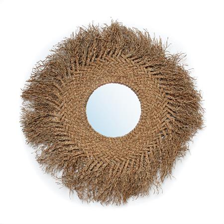 Miroir en jacinthe d'eau d75