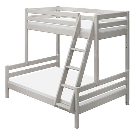 Lit superposé pin massif gris 90x200cm