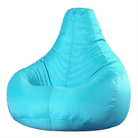 Pouf inclinable intérieur et extérieur bleu turquoise