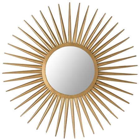 Miroir en Fer/verre Or