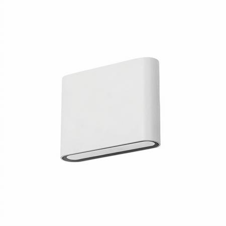 Applique d'éxterieur LED en métal blanc