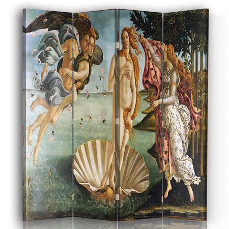 Paravent La Naissance de Vénus - Sandro Botticelli cm 145x170 