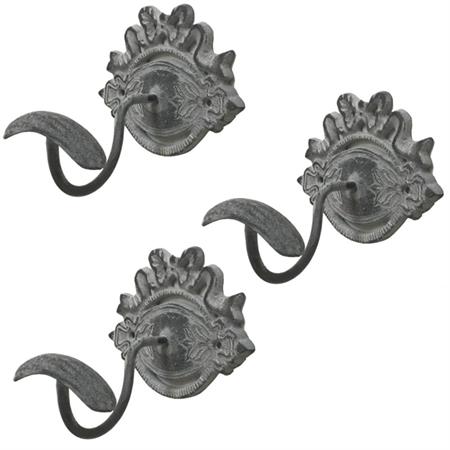 3 patères de style ancien portes serviette manteau