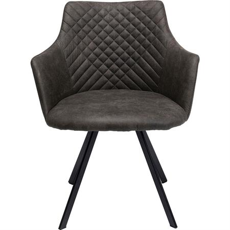 Fauteuil pivotant (Gris foncé)