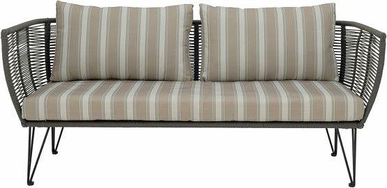 Canapé lounge en corde et métal vert Mundo - Bloomingville