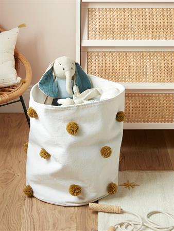 Panier coton pompons