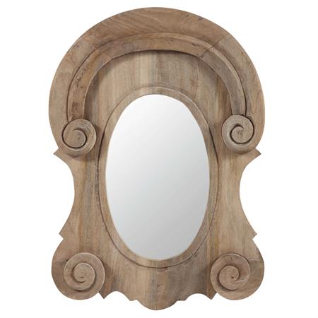 Miroir lucarne en manguier H 89 cm AMBROISE