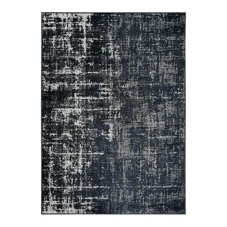 Tapis effet patiné vintage gris/noir 160x230
