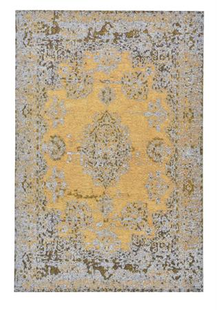 Tapis d'orient vintage tissé plat or 075x140 cm
