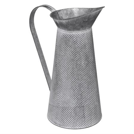 Carafe métal zinc H38cm