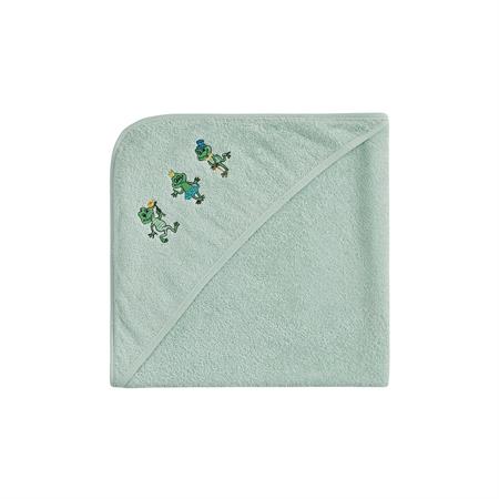 Cape de bain bébé  menthe  75x75 cm