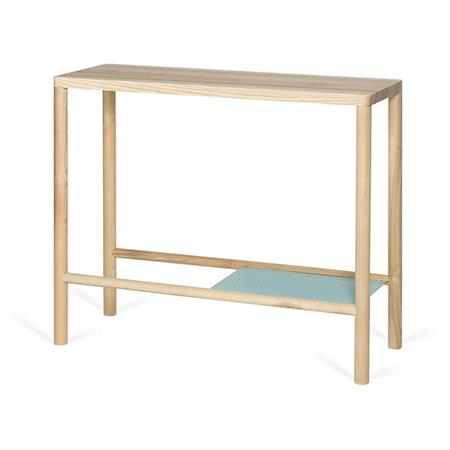 Console industrielle métal et bois massif