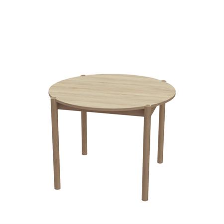 Table à manger 4 personnes ronde en bois - Bois clair
