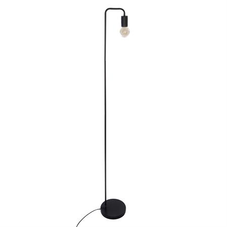 Lampadaire métal noir H150cm