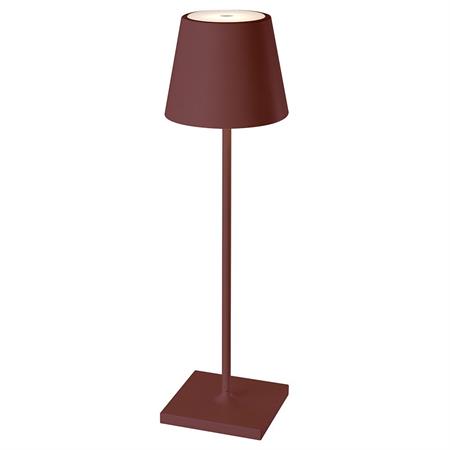 Lampe de table sans fil LED Metal Marron H38CM