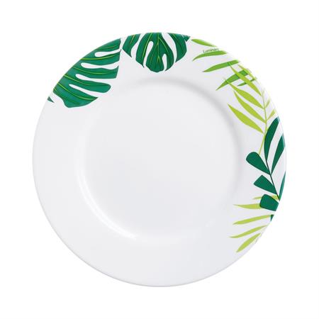 Assiette dessert motifs feuilles d19cm