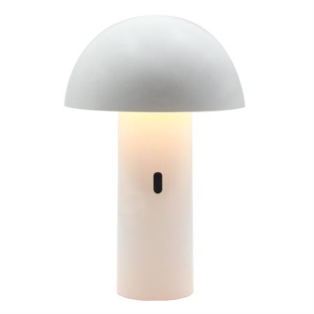 Lampe de table sans fil LED Metal Blanc H28CM