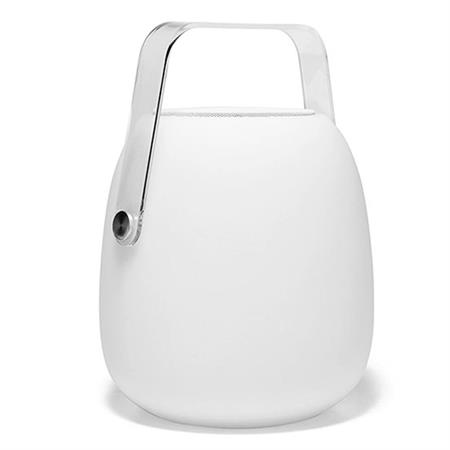 Lampe enceinte bluetooth sans fil Polyéthylène Blanc 5W