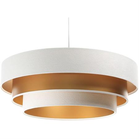 Suspension Tissu Blanc 60x60x25 cm