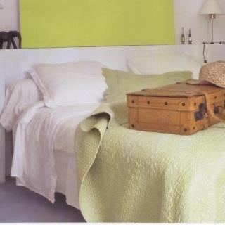 Image Chambre blanche et jaune Luka Deco Design