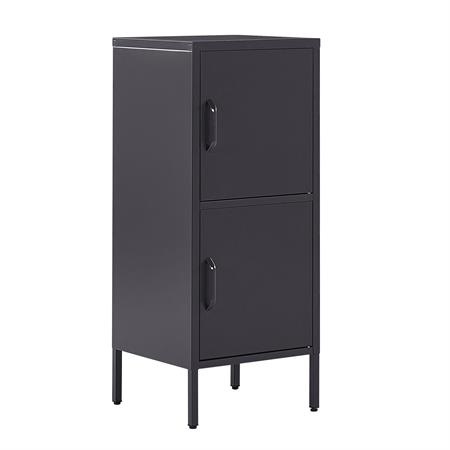 Meuble de rangement métal noir