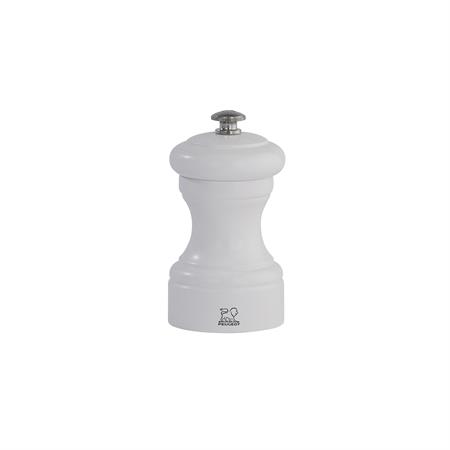 Moulin à sel manuel en bois blanc H10cm