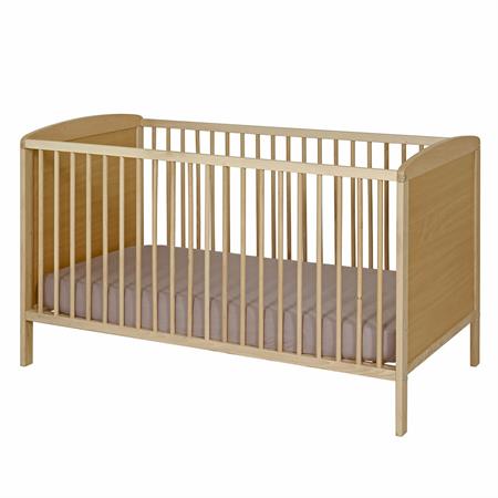 Pack lit bébé avec matelas bois massif 70x140 cm