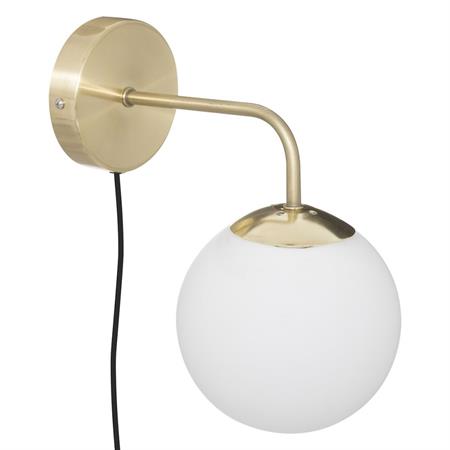 Applique verre Dris doré D15