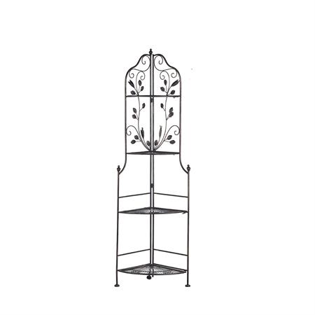 Meuble de rangement métal 35 cm 35 cm noir