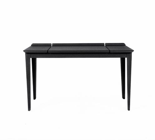 Bureau en acier graphite mat fine texture 130 cm Clapet - Tolix