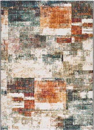 Tapis abstrait multicolore