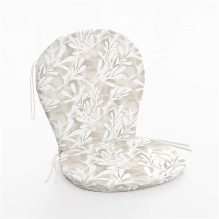 Coussin pour chaise d'extérieur Beige 90x48x5