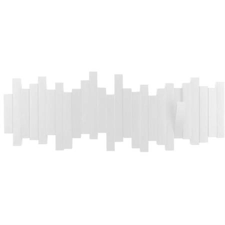 Porte manteau design mural sticks blanc
