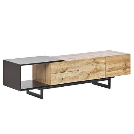 Meuble tv marron noir