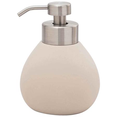 Distributeur de savon en céramique  greige