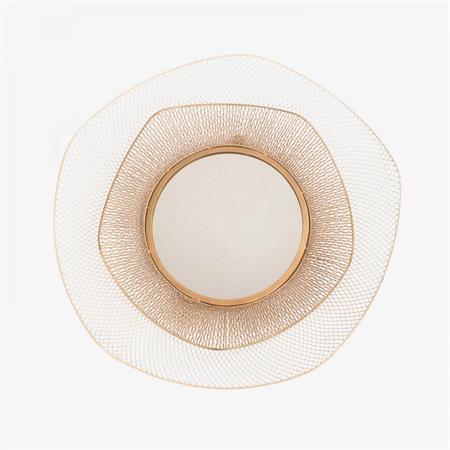 Miroir en métal forme organique 79 cm